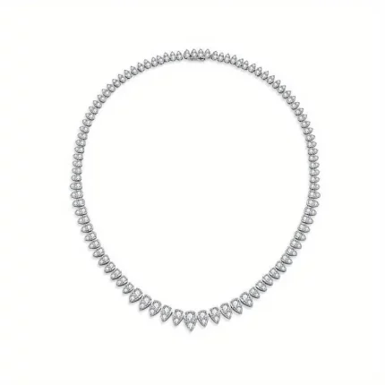 2025 New Dinner Party Full of Moissanite 925 Silvery Stacked